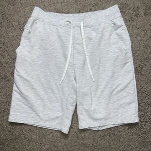 Lululemon City Sweat Shorts Mens Medium Gray Fleece Lounge Athletic Casual Sport